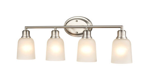 Amberle 4-Light Vanity Brushed Nickel (670|2804-BN)