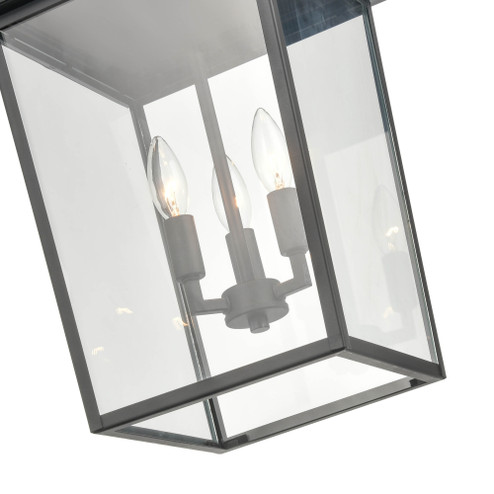 Fetterton 3-Light Outdoor Hanging Lantern Powder Coated Black (670|2973-PBK)
