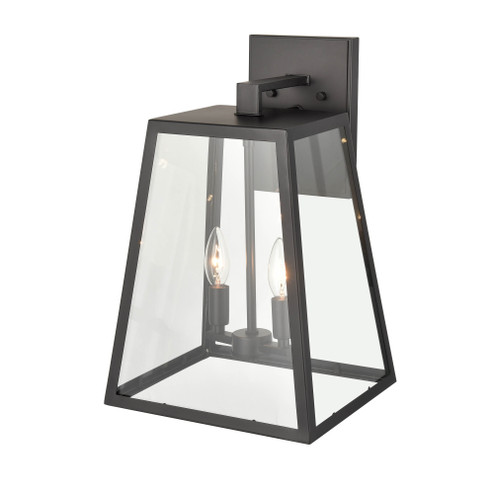 Grant 2-Light Outdoor Wall Sconce Powder Coated Black (670|8023-PBK)