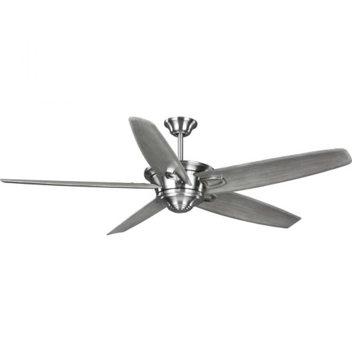 Caleb Collection 68-Inch 5-Blade Brushed Nickel AC Motor Transitional Ceiling Fan (149|P2560-09WW)