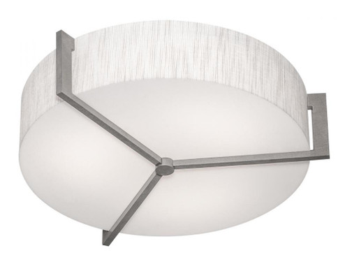 Apex 14'' LED Ceiling - Weathered Grey Finish - Jute Shade (1|APF1214LAJUDWG-JT)