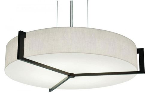 Apex 14'' LED Pendant - Espresso Finish - Jute Shade (1|APP1214LAJUDES-JT)