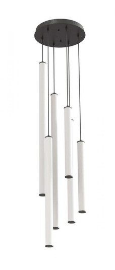 Caden 6 Light Round,120-277V,3000K,Black (1|CADP99L30UDBKRND6)