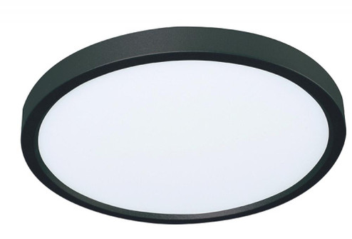 Edge 12'' Round LED Flush Mount (1|EGRF1216L30D1BK)