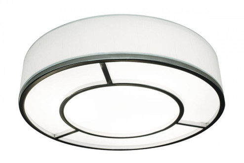 Reeves 20in Flush,120-277V,AJ CCT,SN,White,Batt (1|RVEF2032LAJUDSNLW-BB)