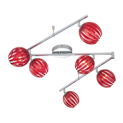 Cosmo, 6LT Track, Chrome, Red (4304|23208-025)