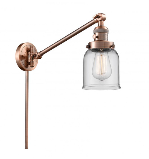 Bell - 1 Light - 8 inch - Antique Copper - Swing Arm (3442|237-AC-G52-LED)