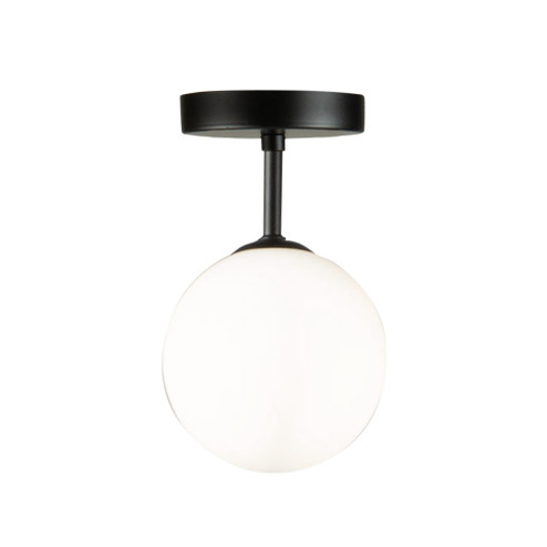Comet 1 Light Semi Flushmount (12|AC6651BK)