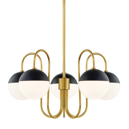 Renee Chandelier (6939|H344805-AGB/BK)