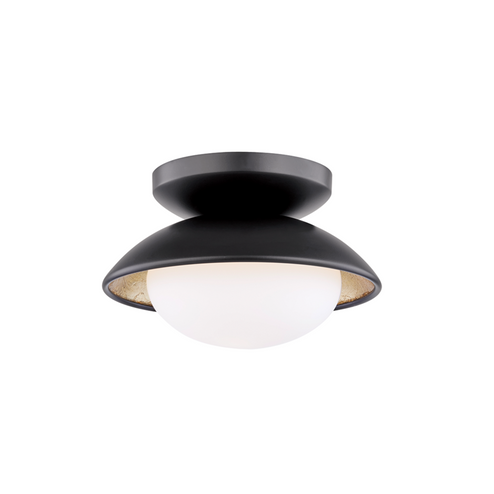 Cadence Semi Flush (6939|H368601S-BLK/GL)