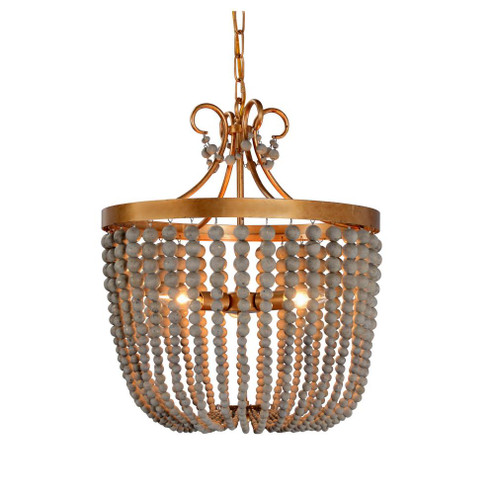 Darcia small chandelier in Antique Gold (5578|H7126-2AG)