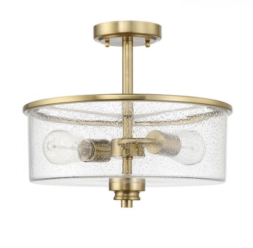 Bolden 2 Light Convertible Semiflush in Satin Brass (20|50552-SB)