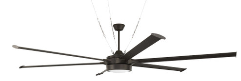 Prost 102'' 6-Blade Indoor/Outdoor (Damp) Ceiling Fan in Espresso w/ Espresso Blades; Light Kit I (20|PRT102ESP6)