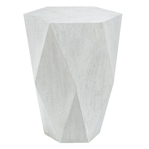 Uttermost Volker White Side Table (85|25164)