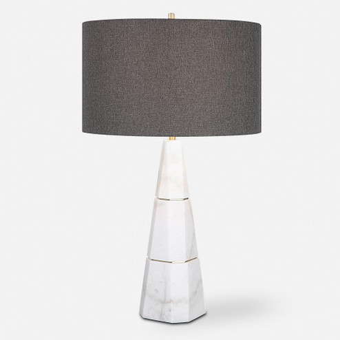 Uttermost Citadel White Marble Table Lamp (85|29997)