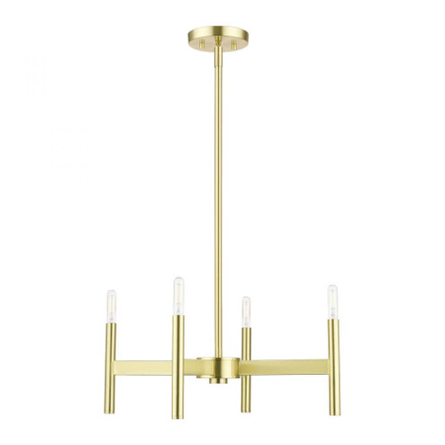 Satin Brass 4-Light Chandelier (108|51174-12)