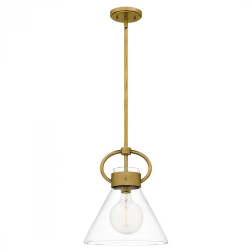 Webster 1-Light Weathered Brass Mini Pendant Light (26|WBS1512WS)