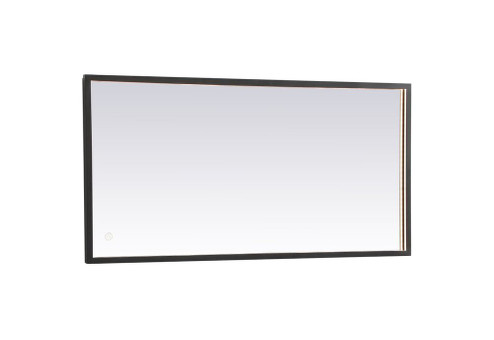 Pier 20x30 inch LED mirror with adjustable color temperature 3000K/4200K/6400K in black (758|MRE62030BK)