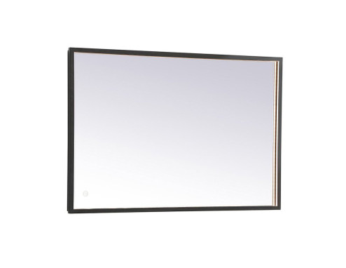 Pier 20x40 inch LED mirror with adjustable color temperature 3000K/4200K/6400K in black (758|MRE62040BK)