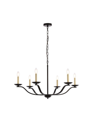 Trey 36 inch pendant in black (758|LD641D36BK)