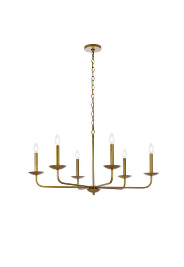 Cohen 36 inch pendant in brass (758|LD812D36BR)