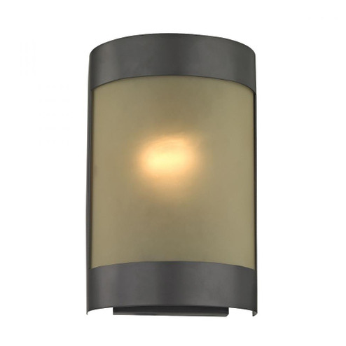 Thomas - 1-Light Wall Sconce in Oil Rubbed Bronze with Light Amber Glass (91|5181WS/10)