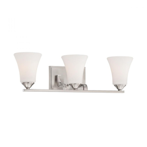 Thomas - Treme 23'' Wide 3-Light Vanity Light - Brushed Nickel (91|TV0020217)