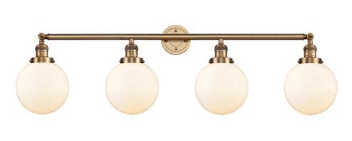 Beacon - 4 Light - 44 inch - Brushed Brass - Adjustable Bath Vanity Light (3442|215-BB-G201-8)