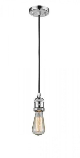 Bare Bulb - 1 Light - 3 inch - Polished Chrome - Cord hung - Mini Pendant (3442|201C-PC-LED)