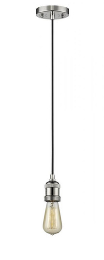 Bare Bulb - 1 Light - 3 inch - Polished Nickel - Cord hung - Mini Pendant (3442|201C-PN)