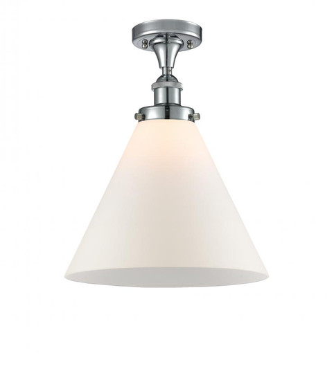 Cone - 1 Light - 12 inch - Polished Chrome - Semi-Flush Mount (3442|916-1C-PC-G41-L-LED)