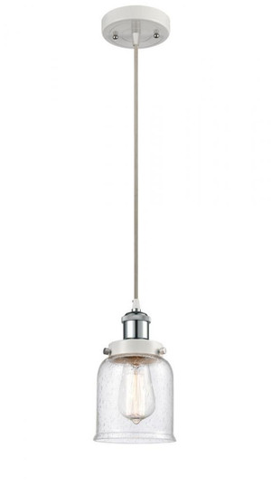 Bell - 1 Light - 5 inch - White Polished Chrome - Cord hung - Mini Pendant (3442|916-1P-WPC-G54-LED)