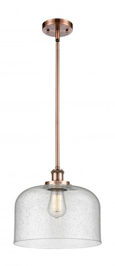 Bell - 1 Light - 12 inch - Antique Copper - Mini Pendant (3442|916-1S-AC-G74-L-LED)