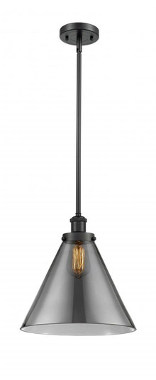 Cone - 1 Light - 12 inch - Matte Black - Mini Pendant (3442|916-1S-BK-G43-L-LED)