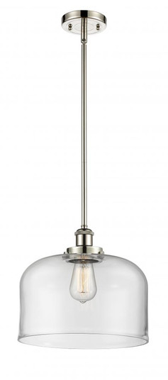 Bell - 1 Light - 12 inch - Polished Nickel - Mini Pendant (3442|916-1S-PN-G72-L-LED)