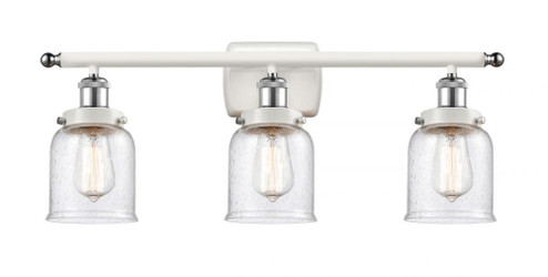 Bell - 3 Light - 26 inch - White Polished Chrome - Bath Vanity Light (3442|916-3W-WPC-G54)