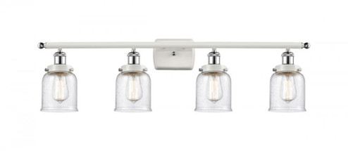 Bell - 4 Light - 36 inch - White Polished Chrome - Bath Vanity Light (3442|916-4W-WPC-G54)