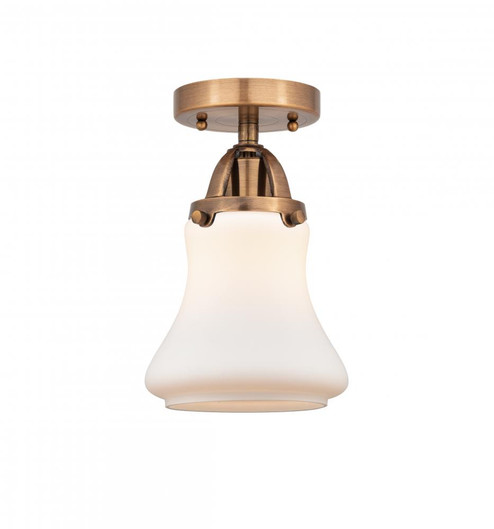 Bellmont - 1 Light - 6 inch - Antique Copper - Semi-Flush Mount (3442|288-1C-AC-G191-LED)