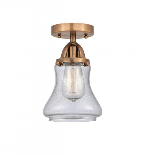 Bellmont - 1 Light - 6 inch - Antique Copper - Semi-Flush Mount (3442|288-1C-AC-G194-LED)