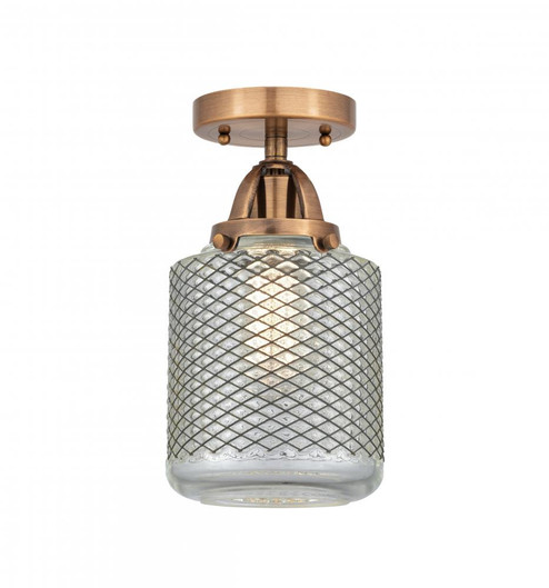 Stanton - 1 Light - 6 inch - Antique Copper - Semi-Flush Mount (3442|288-1C-AC-G262)