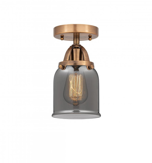 Bell - 1 Light - 5 inch - Antique Copper - Semi-Flush Mount (3442|288-1C-AC-G53)