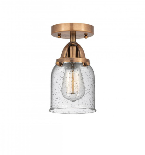 Bell - 1 Light - 5 inch - Antique Copper - Semi-Flush Mount (3442|288-1C-AC-G54)