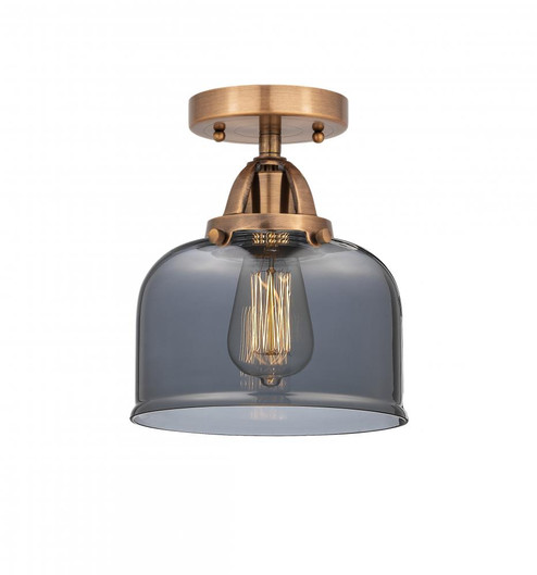 Bell - 1 Light - 8 inch - Antique Copper - Semi-Flush Mount (3442|288-1C-AC-G73-LED)