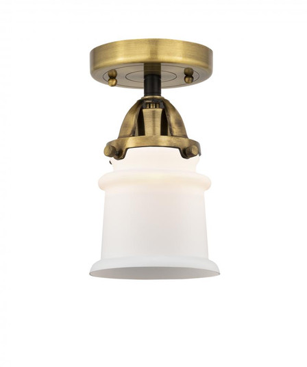 Canton - 1 Light - 5 inch - Black Antique Brass - Semi-Flush Mount (3442|288-1C-BAB-G181S-LED)