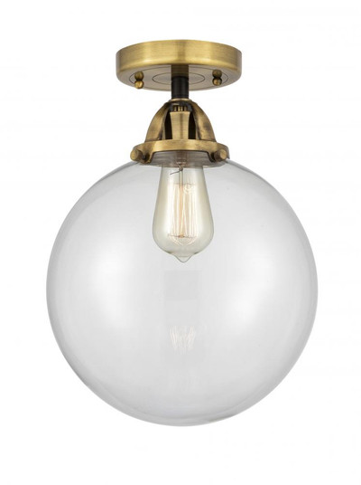 Beacon - 1 Light - 10 inch - Black Antique Brass - Semi-Flush Mount (3442|288-1C-BAB-G202-10)