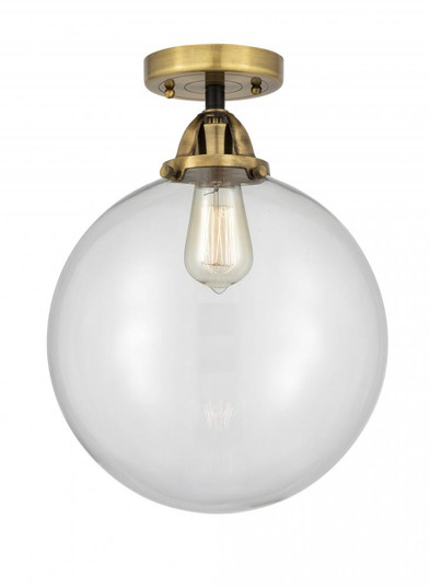 Beacon - 1 Light - 12 inch - Black Antique Brass - Semi-Flush Mount (3442|288-1C-BAB-G202-12-LED)