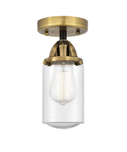 Dover - 1 Light - 5 inch - Black Antique Brass - Semi-Flush Mount (3442|288-1C-BAB-G314)