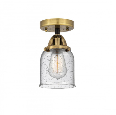 Bell - 1 Light - 5 inch - Black Antique Brass - Semi-Flush Mount (3442|288-1C-BAB-G54)