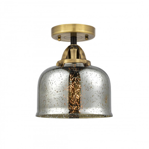 Bell - 1 Light - 8 inch - Black Antique Brass - Semi-Flush Mount (3442|288-1C-BAB-G78)