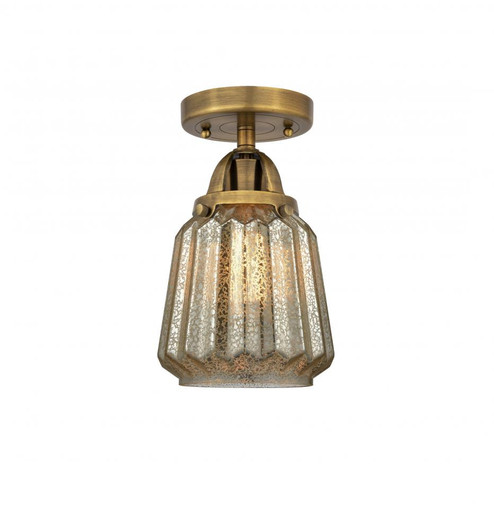 Chatham - 1 Light - 7 inch - Brushed Brass - Semi-Flush Mount (3442|288-1C-BB-G146-LED)